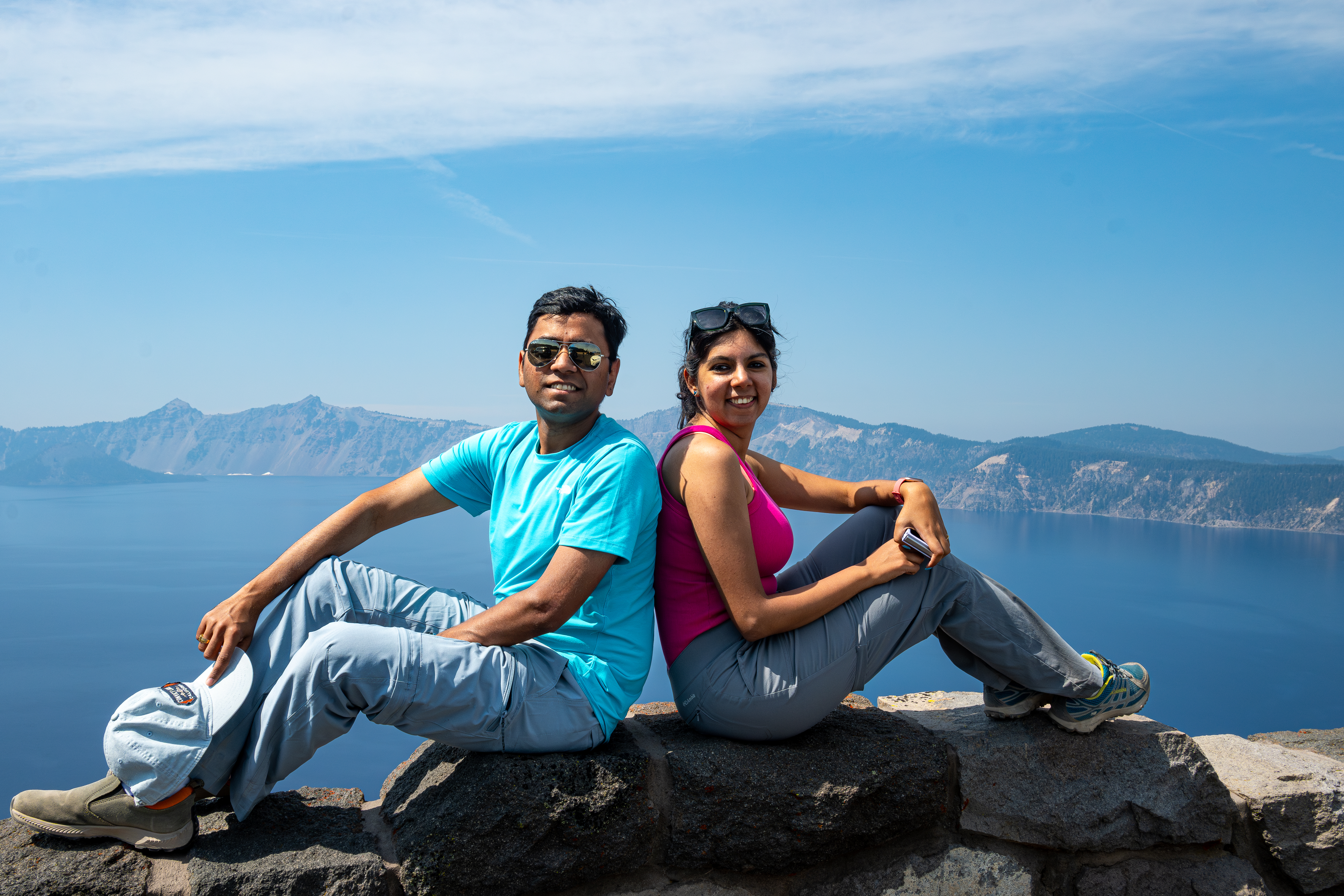 At Crater Lake National Park — Swadha & Pulkit Photography